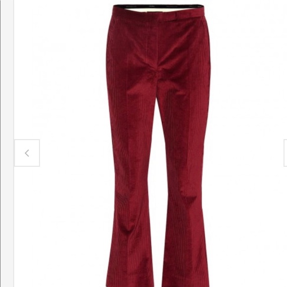 NWT sz 10 MAX MARA SAIGON CORDUROY CROPPED